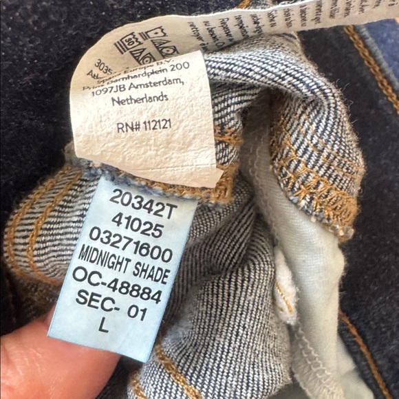 SPANX Midnight Shade Dark Blue Skinny Jeans L - Picture 6 of 7